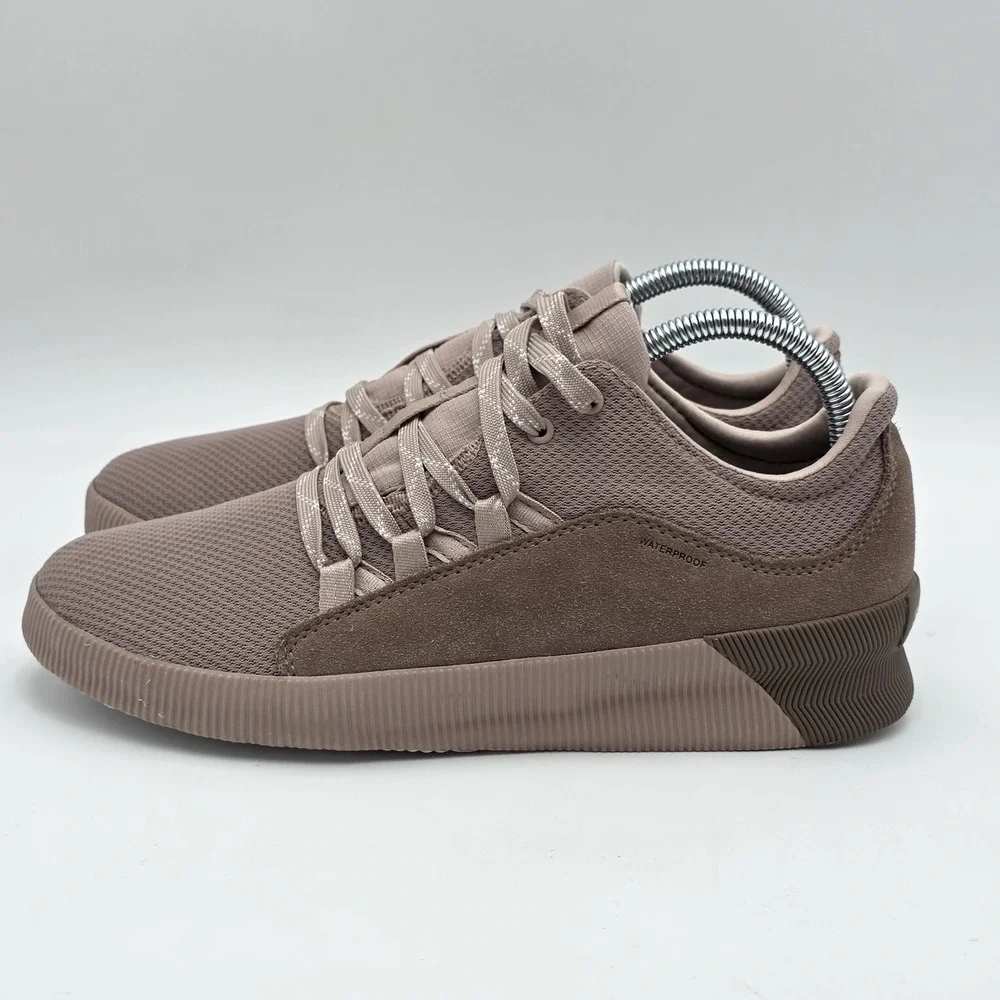 Sorel Out N About Plus Shoes Women's 9 Lace Up Casual Sneakers HL4090 Dusty Pink